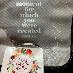 “I Was Born To Do This” Bangle Bracelet with “Bonus” Tote Bag